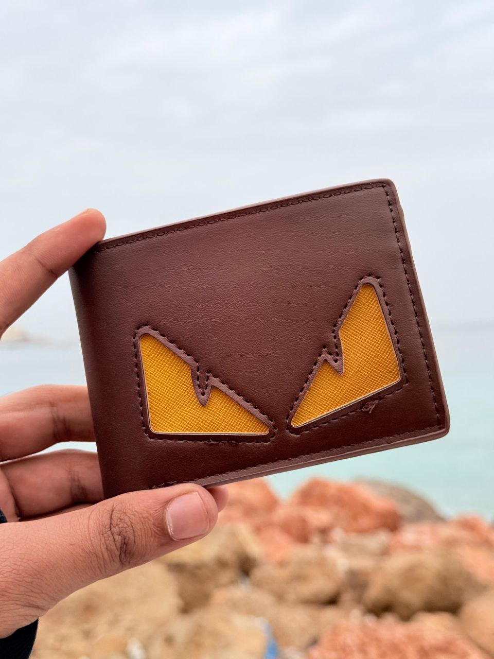 Monster Eye Leather Wallet