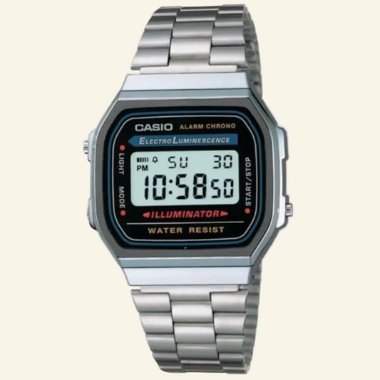 Casio Classic Men's Stainless Steel Digital Wrist