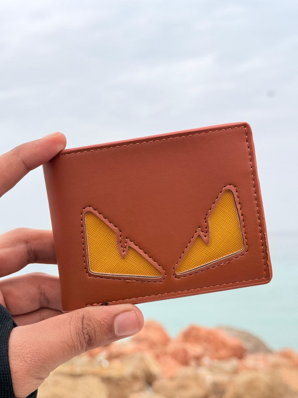 Monster Eye Leather Wallet